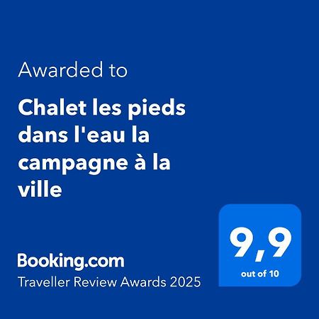Chalet Les Pieds Dans L'Eau La Campagne A La Ville Saint-Doulchard Ngoại thất bức ảnh