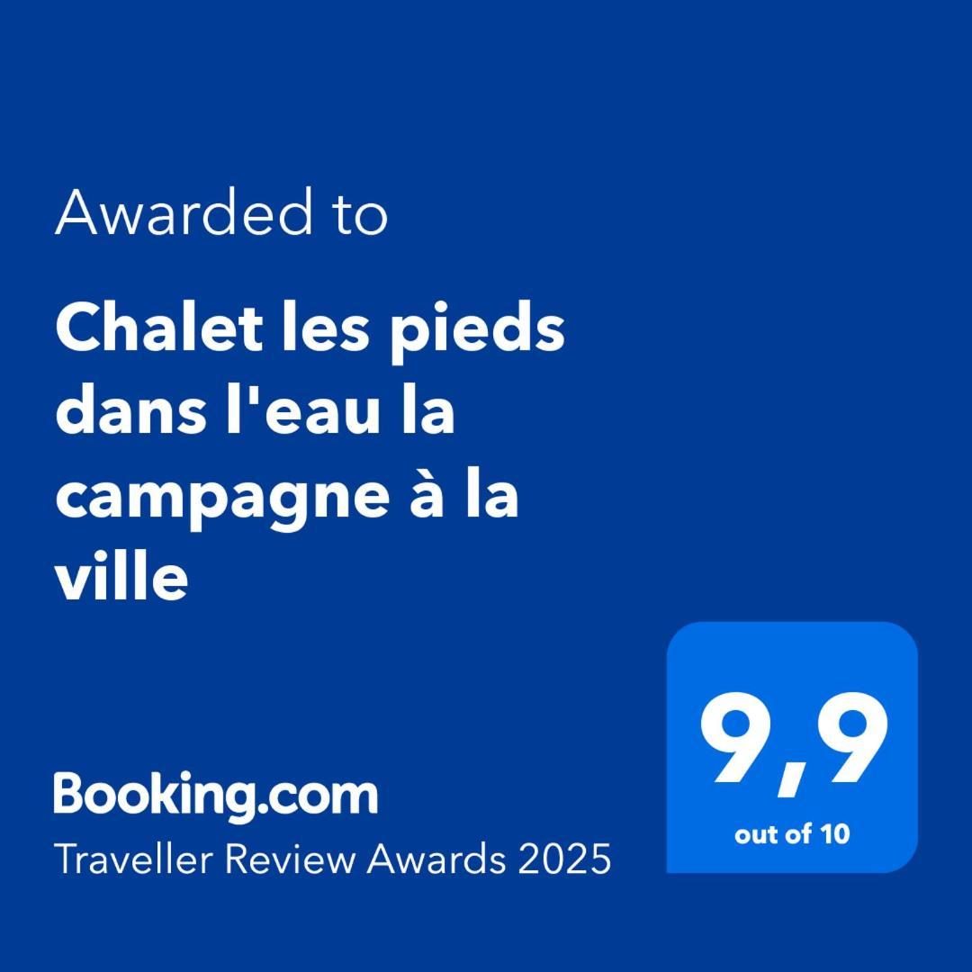 Chalet Les Pieds Dans L'Eau La Campagne A La Ville Saint-Doulchard Ngoại thất bức ảnh